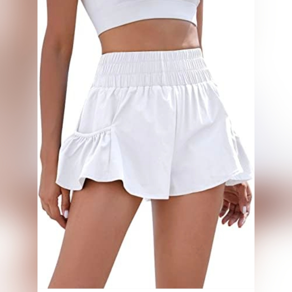BMJL Womens High Waisted Shorts/ Athletic Running Short